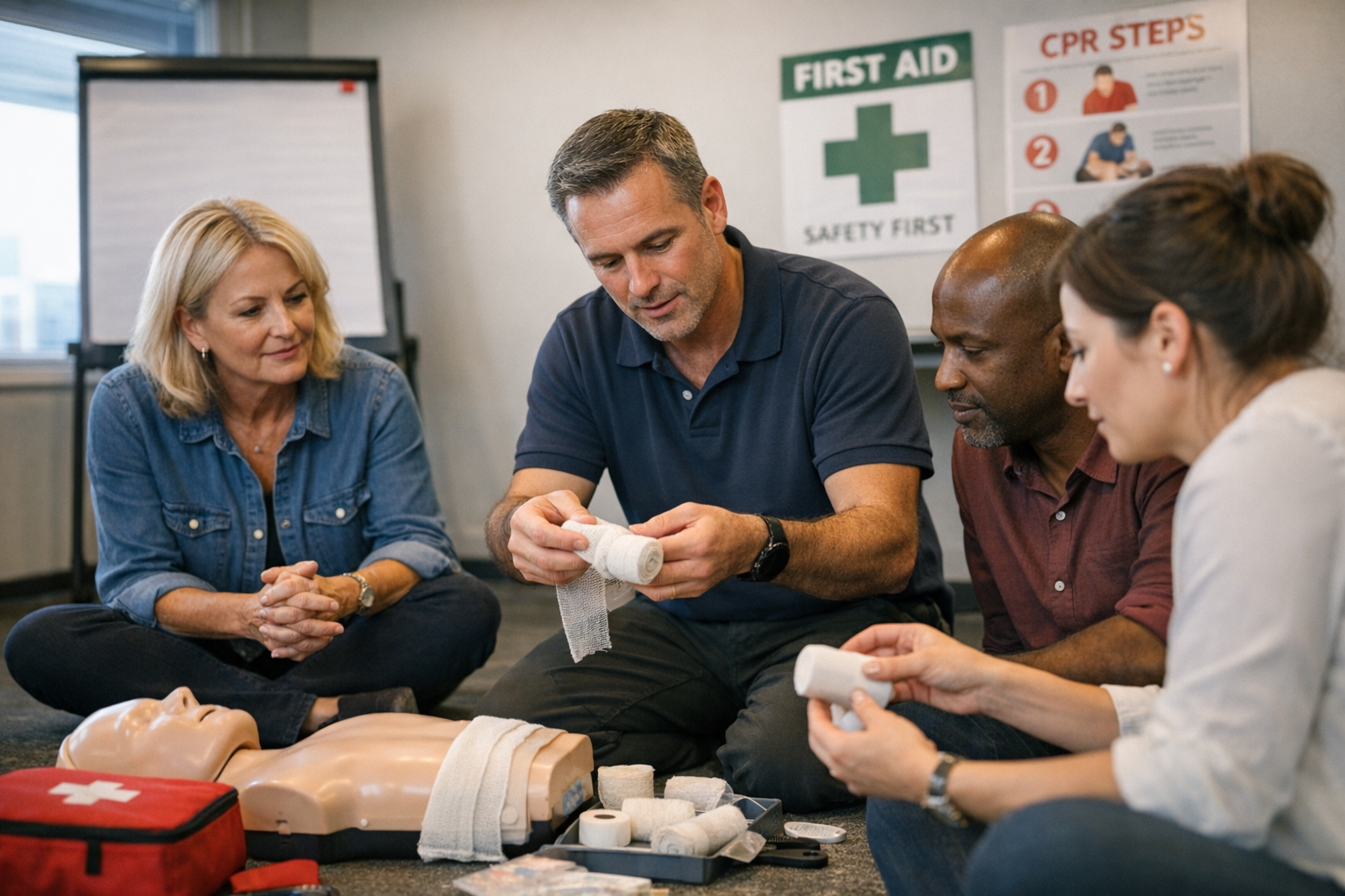 Hoe kies je de juiste EHBO opleiding: online, klassikaal of incompany?