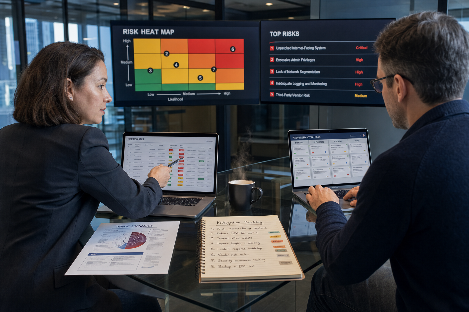 Hoe voer je een IT security risicoanalyse uit en maak je van de uitkomsten een concreet actieplan met prioriteiten?
